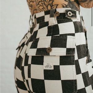 P&Co checkered Fatigue pants